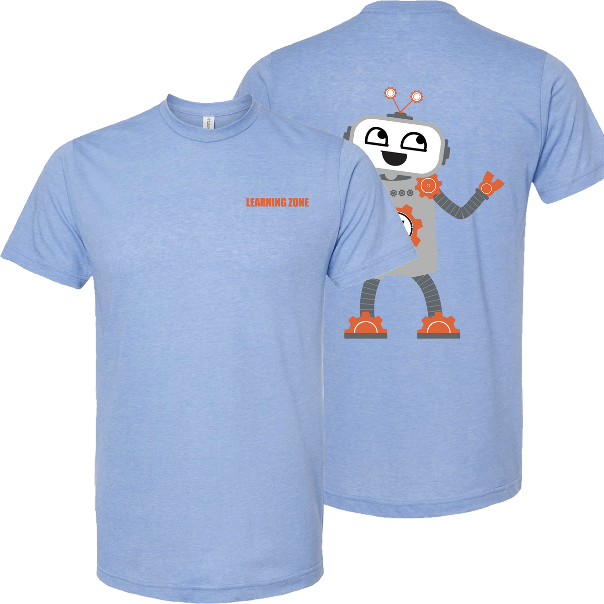 Blue Robot Mascot Tee